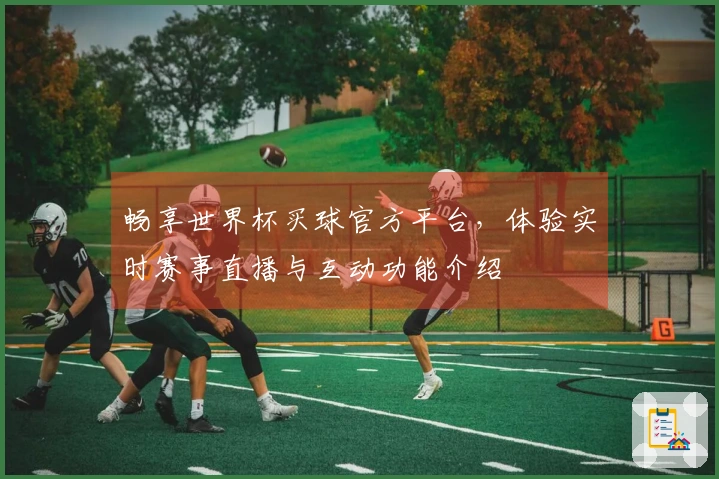 畅享世界杯买球官方平台，体验实时赛事直播与互动功能介绍