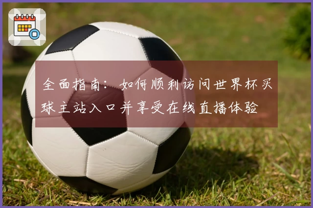 全面指南：如何顺利访问世界杯买球主站入口并享受在线直播体验