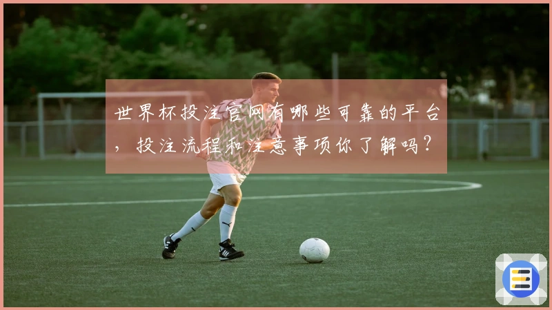 世界杯投注官网有哪些可靠的平台，投注流程和注意事项你了解吗？